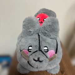 自作ぬいぐるみ・黒肌の黒毛くん - メルカリ