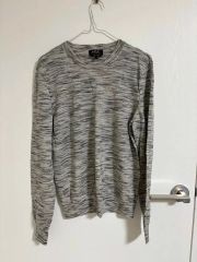 RAF SIMONS 08-09AW 長袖 ニット グレー サイズ46 - メルカリ
