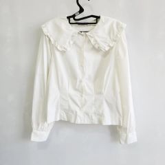 b*m様 アーツアンドサイエンス ピンタックブラウス S ホワイト 長袖