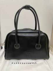 ✨新品未使用 ✨メゾンカナウ EWボックスボストン シュリンクレザー