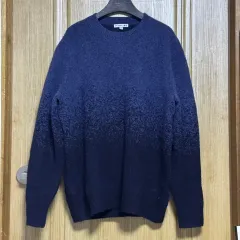 XL ユニクロxJWアンダーソン スフレヤーン クルーネックセーター ブルー
