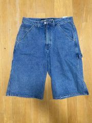 00s W33 Polo JEANS ハーフデニム ワーク ペインター ワイド - メルカリ