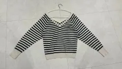ザラ ストライプ ニット M