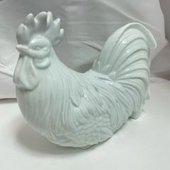 鶏(ニワトリ)貫入ひび模様 陶器製 置物 - メルカリ