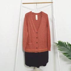 オッズオン オッズオネスト ロングカーディガン 花柄 綺麗 春 夏