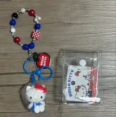 ハローキティ ビーズ ストラップ キーホルダー