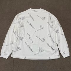 A17472 未使用 シークエル 時計プリント ロンT ホワイト XXL - メルカリ