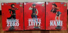 ONE PIECE BANPRESTO WORLD JOURNEY フィギュア ゾロ モンキー・D・ルフィ(ルフィ) ナミ