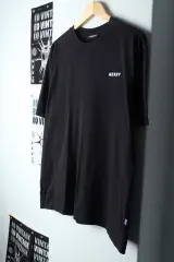 (M) ノルディ 半袖 Tシャツ ブラック ロゴ 基本 -1470Cのサムネイル