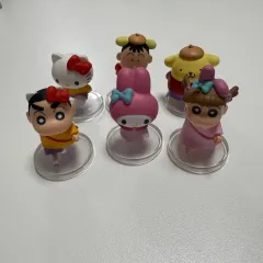 サンリオ クレヨンしんちゃん ならぶんです ガチャ 6種 セット