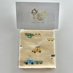【予約品】40フライスニット生地（レトロな車）