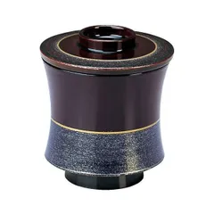 糸巻小吸椀/お椀 〔溜銀かすみ M〕 直径72×高さ85(71)mm 日本製 〔和食 レストラン 店舗 お店〕