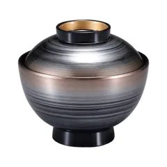 新 和 越前椀/お椀 〔銀ぼかし高台内金 TA〕 直径112mm×高さ99(71)mm 日本製 食洗機対応 〔和食 レストラン 店舗 お店〕