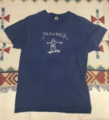 90s THRASHER Tシャツ Mサイズ OLD SKATE SURF - メルカリ
