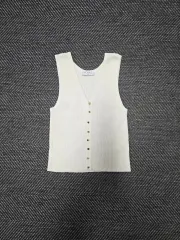 サンドロ ゴージ ニットT レーヨン55% ノースリーブ Tシャツのサムネイル