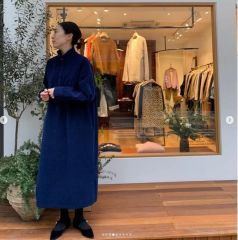 CLANE 19AW NO-COLLAR WIDE BLOUSON サイズ1 - メルカリ