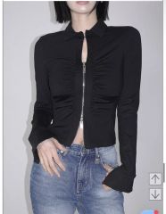 最安値 theredthread burlesque gather shirt - メルカリ