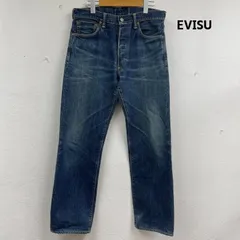 エヴィス 日本製 NO 2 2000 ボタンフライ カモメ プリント セルビッチ デニム パンツ メンズ 31インチ ISItems【USED】【古着】【中古】50158547