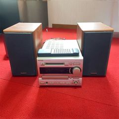 ジャンク ONKYO オンキヨー CD/MDチューナーアンプ FR-V3 スピーカー