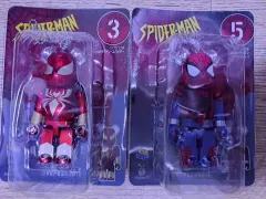 未開封 ハッピーくじ MARVEL(マーベル) BE@RBRICK(ベアブリック) スパイダーマン ヴェノム 3番 5番 2種 まとめ