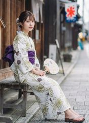 浴衣 帯セット 綿100% 琉球紅型監修 - メルカリ