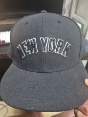 世田谷ベース ニューエアフォースTシャツ ネイビー ひび割れプリント