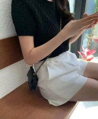 sheller フロッキードットツイード フレアスカート S - メルカリ