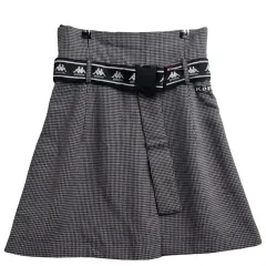 KAPPA グレー CHECK ミニスカート 26インチ ヴィンテージ カッパのサムネイル