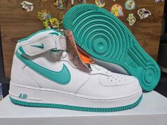 NIKE AIR FORCE 1 MIDホワイト／ターコイズグリーン29.0cm - メルカリ