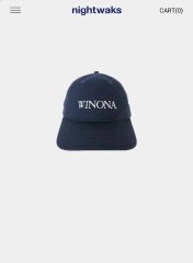 WINONA キャップ IDEA NAVY CAP ウィノナ ライダー 完売品 - メルカリ