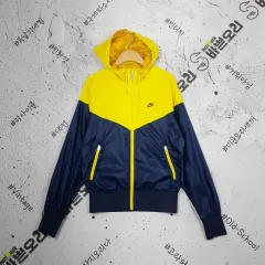 ナイキ NIKE ウィンドランナー ウィンドブレーカー ジャケット イェロー ネイビー 3800150のサムネイル