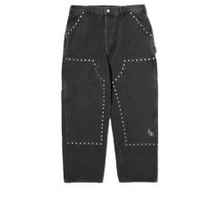 PLAYBOY x DIMITO スタッズデニムパンツ WASHED BLUE - メルカリ