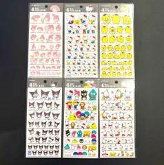 サンリオキャラクターズ４サイズステッカー（豪華６点セット）