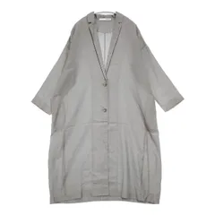 evam eva cupro silk jacket 定価56100円 E241T127 サイズ1 コート 24SS グレー レディース エヴァムエヴァ【中古】6-0419M∞のサムネイル