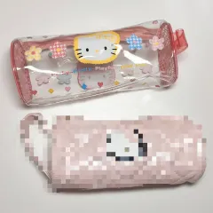 クラシック hello kitty PVC ピンク 筆箱