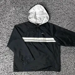NIKE ナイキ ヴィンテージ ハーフジップ フード プルオーバー アノラック