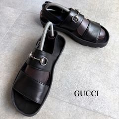 GUCCI ホースビットサンダル 黒 8（27cm） - メルカリ