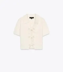 新品 定価55,900円 ZARA ザラ リボンニット トップス ニットTシャツ リボンニット zara 厚手ニット