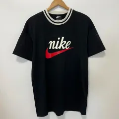 L NIKE ビックロゴ メッシュ 半袖Tシャツ