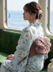 dita 涼風の燦々しらべ（浴衣四点セット 浴衣・帯・腰紐・下駄
