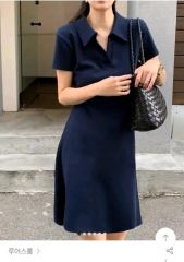 SHEL'TTER BI COLOR COLLAR ショートワンピース SLY - メルカリ
