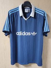 90s adidas 襟付きゲームシャツ 古着 アディダス デサント製 3ライン
