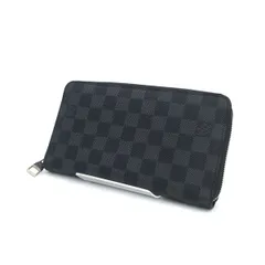 LOUIS VUITTON / ルイヴィトン ◆ジッピー･オーガナイザー ラウンドファスナー長財布 ダミエグラフィット N63077 【財布/サイフ/ウォレット/wallet/コイン】 ブランド【中古】 