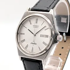 SEIKO Silver Wave 5933-7020 Watch Quartz Men's Square Silver Day-Date Y2K 00S セイコー シャリオ 時計 クオーツ メンズ スクエア シルバー デイデイト ヴィンテージ 不動品