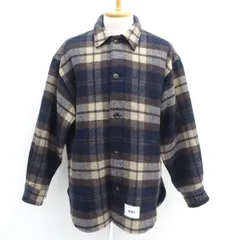 WTAPS / ダブルタップス ◆WCPO JACKET/CPOジャケット/チェック柄/ブラウン×ネイビー/04 252WVDT-JKM05  メンズファッション【中古】 