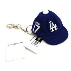 ドジャース 山本 由伸 ニューエラ キャップキーホルダー ブルー