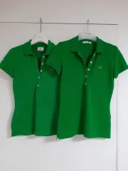 LACOSTE ラコステ 爽やかな緑 カラーTシャツ スリムフィット PK カラTシャツ 38