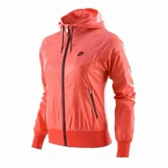 ナイキ レディース ウィンドランナー WHO ジップアップ ジャケット クリムゾン S