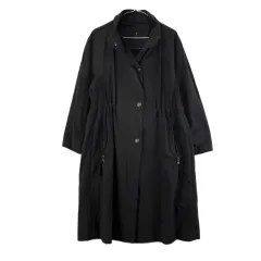 J2544 RENOMA レディース FREE ブラック シャーリング ロング ジャケットのサムネイル