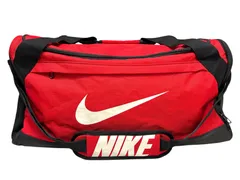NIKE (ナイキ) ダッフルバッグ ブラジリアダッフル ボストンバッグ BA5977 レッド×ブラック メンズ/091